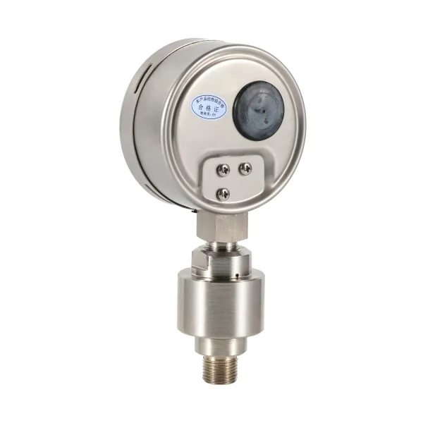 全不锈钢隔膜压力表高压60MPa