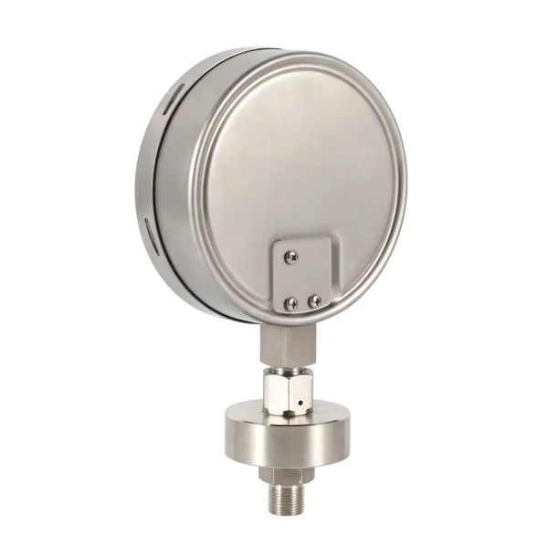 全不锈钢隔膜压力表高压60MPa