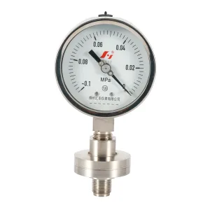 全不锈钢隔膜真空表 - 图片 3