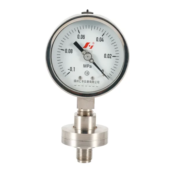 全不锈钢隔膜真空表