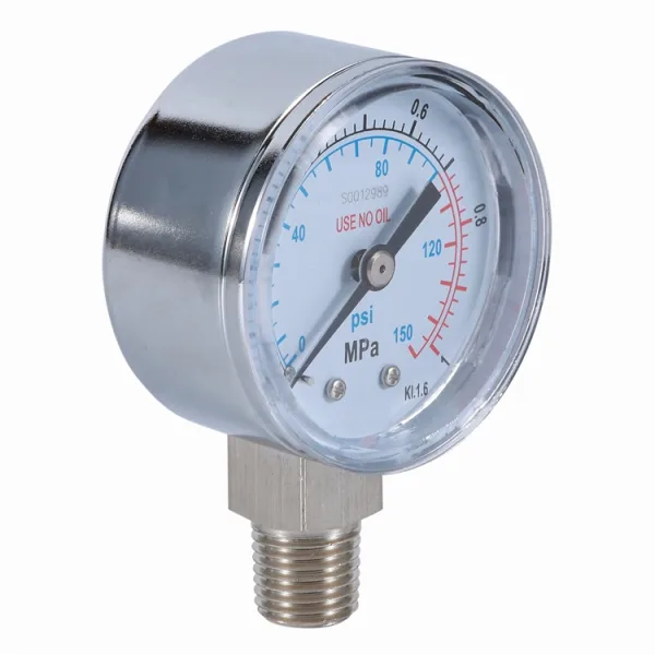 不锈钢禁油压力表