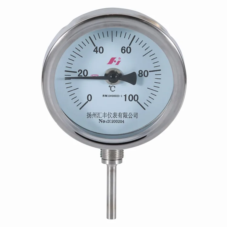 万向型双金属温度计