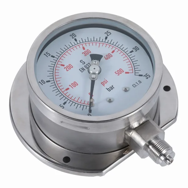 YN100全不锈钢耐震压力表